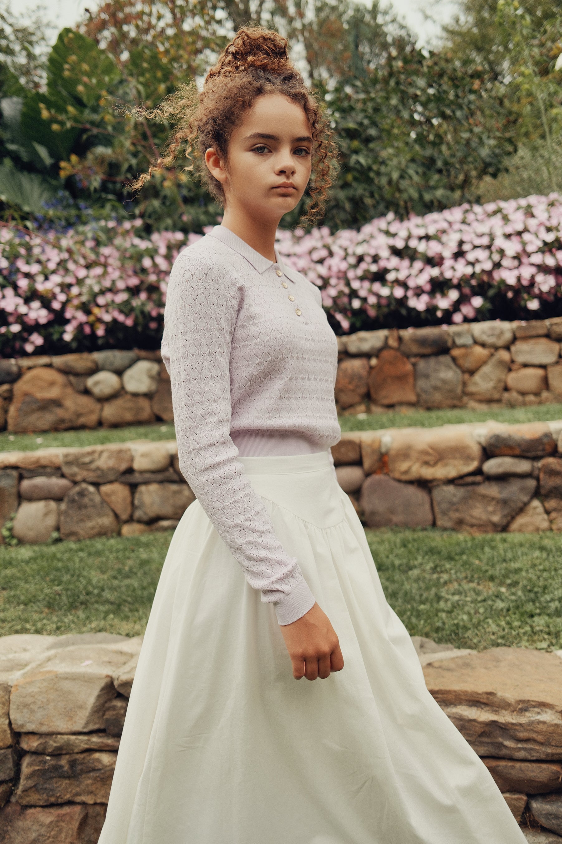 Laura Maxi Skirt - White