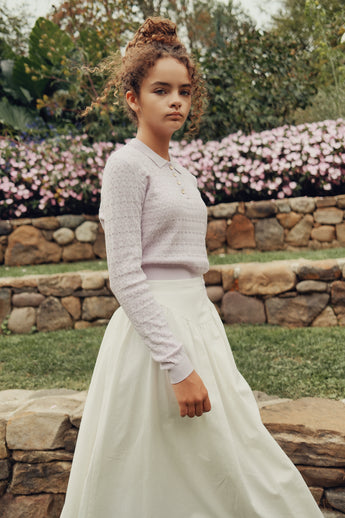 Laura Maxi Skirt - White