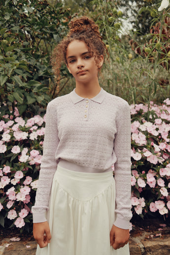Bonnie Knit Sweater - Lavender