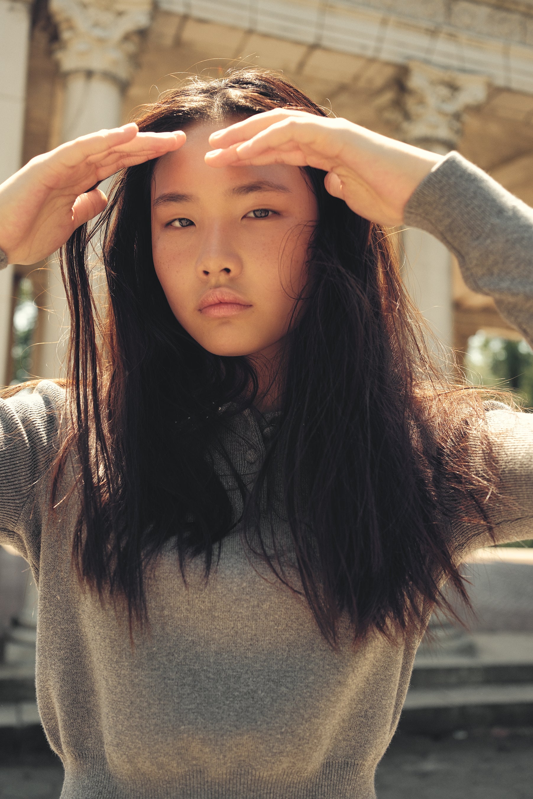 Kelsey Collared Sweater - Grey