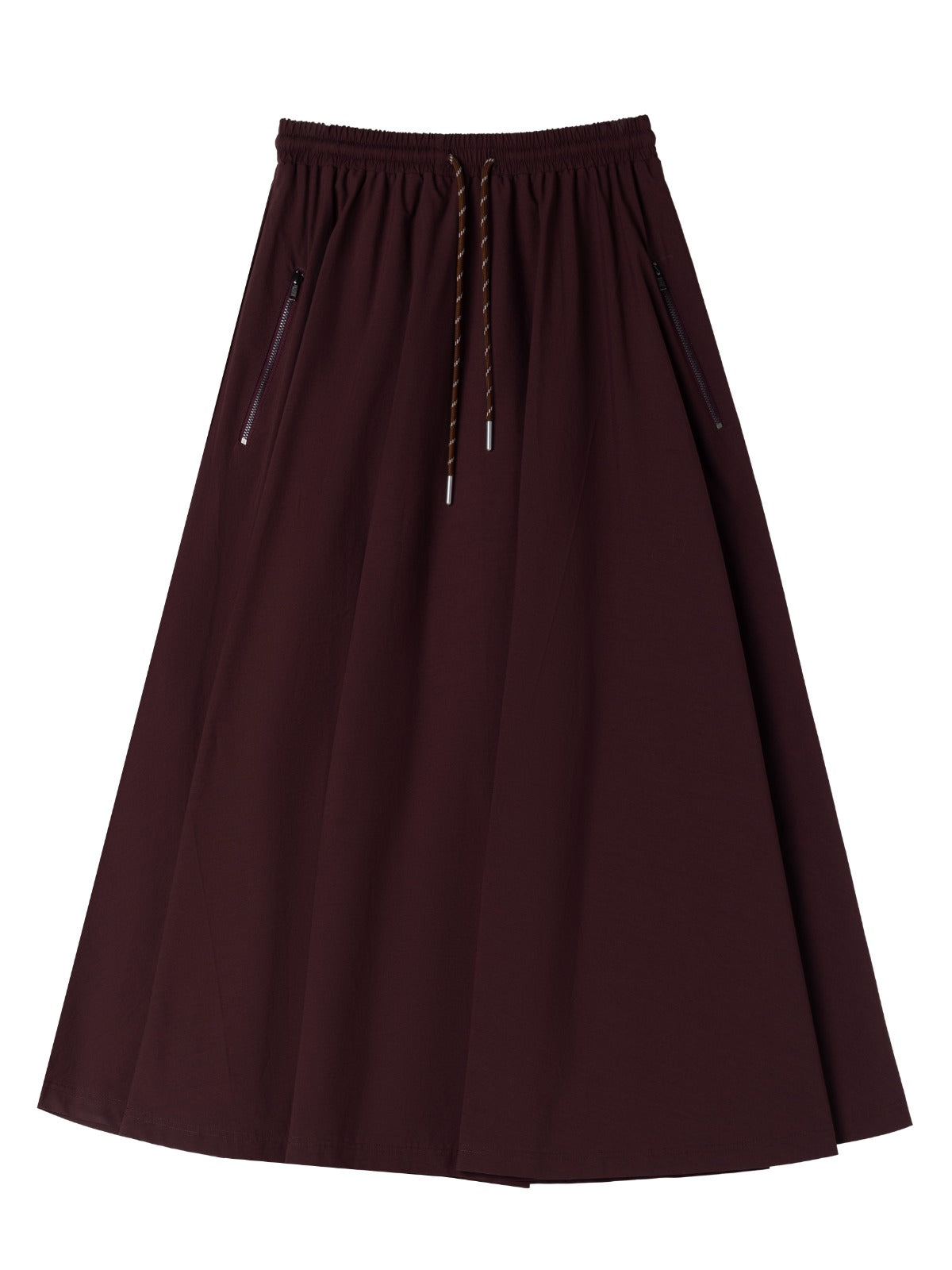 Mila Midi Skirt - Merlot