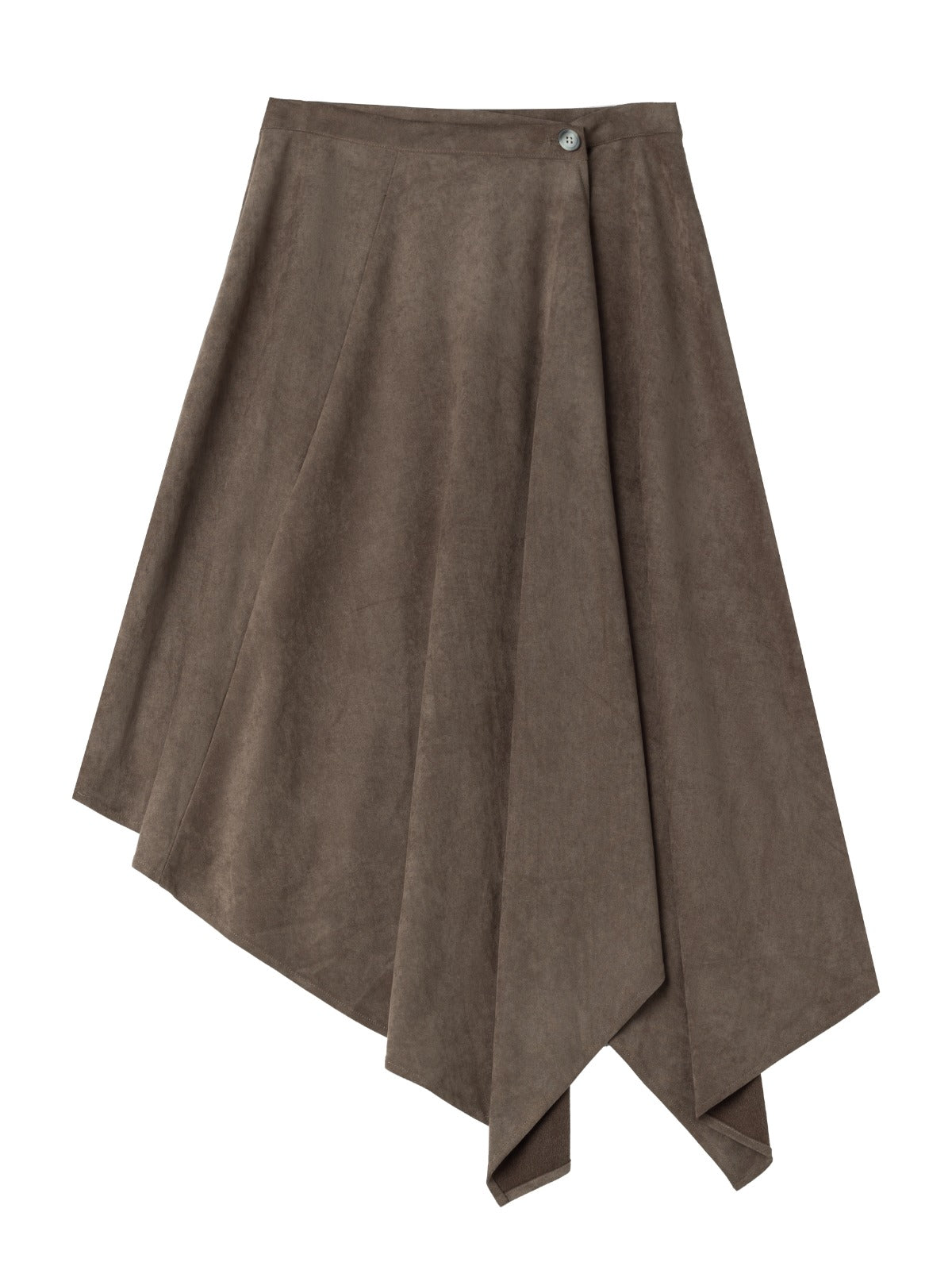 Claudia Wrap Midi Skirt - Taupe