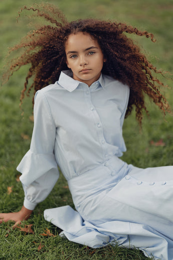 Selena Blouse - Blue