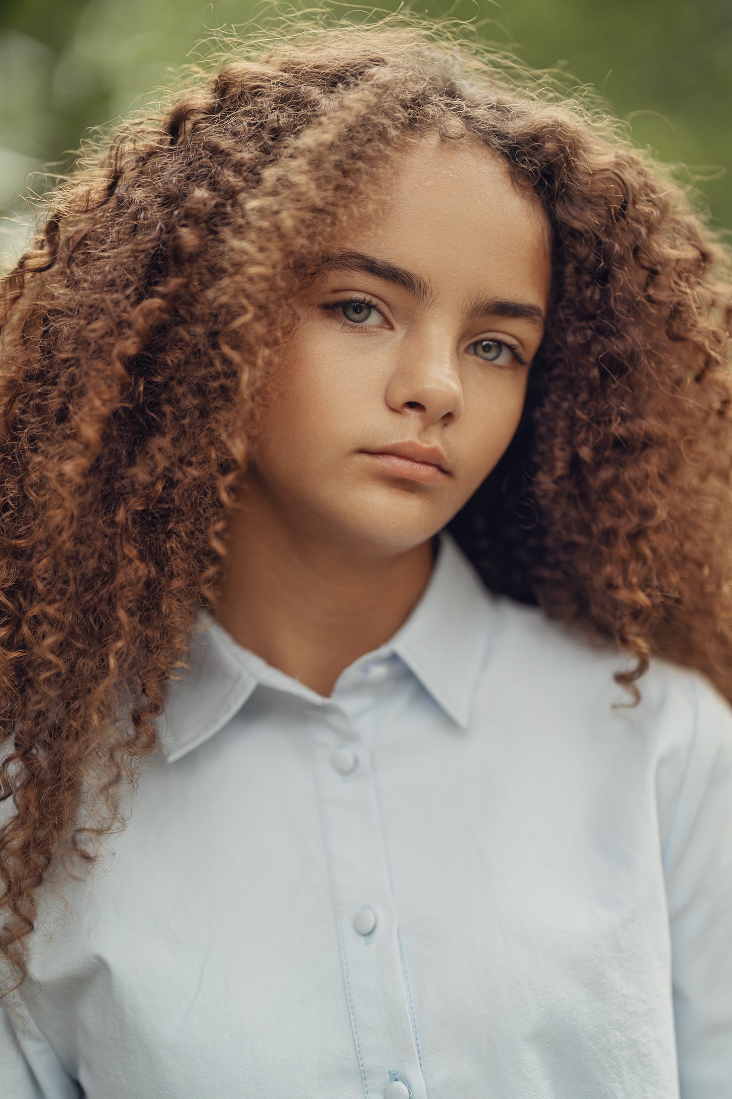 Selena Blouse - Blue