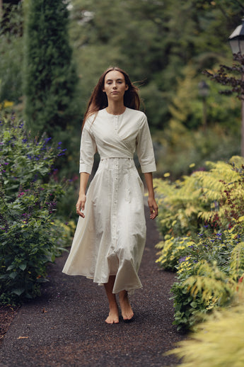 Allison Dress - Ivory