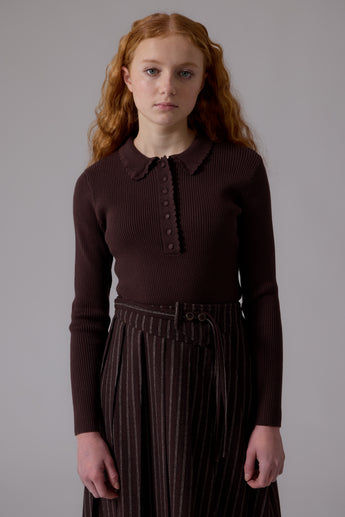 Liliane Cardigan - Chocolate