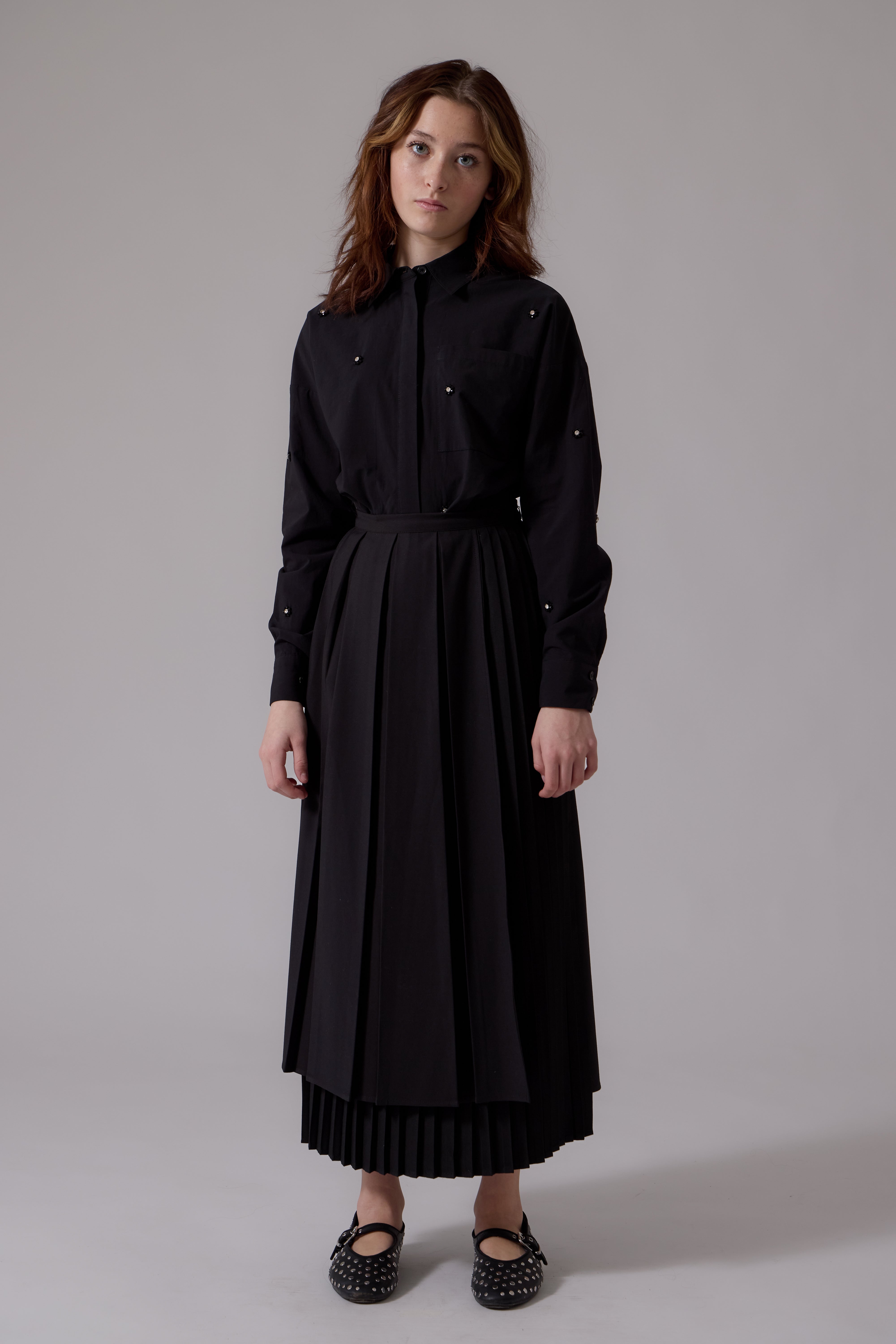 Kelsey Midi Skirt - Black