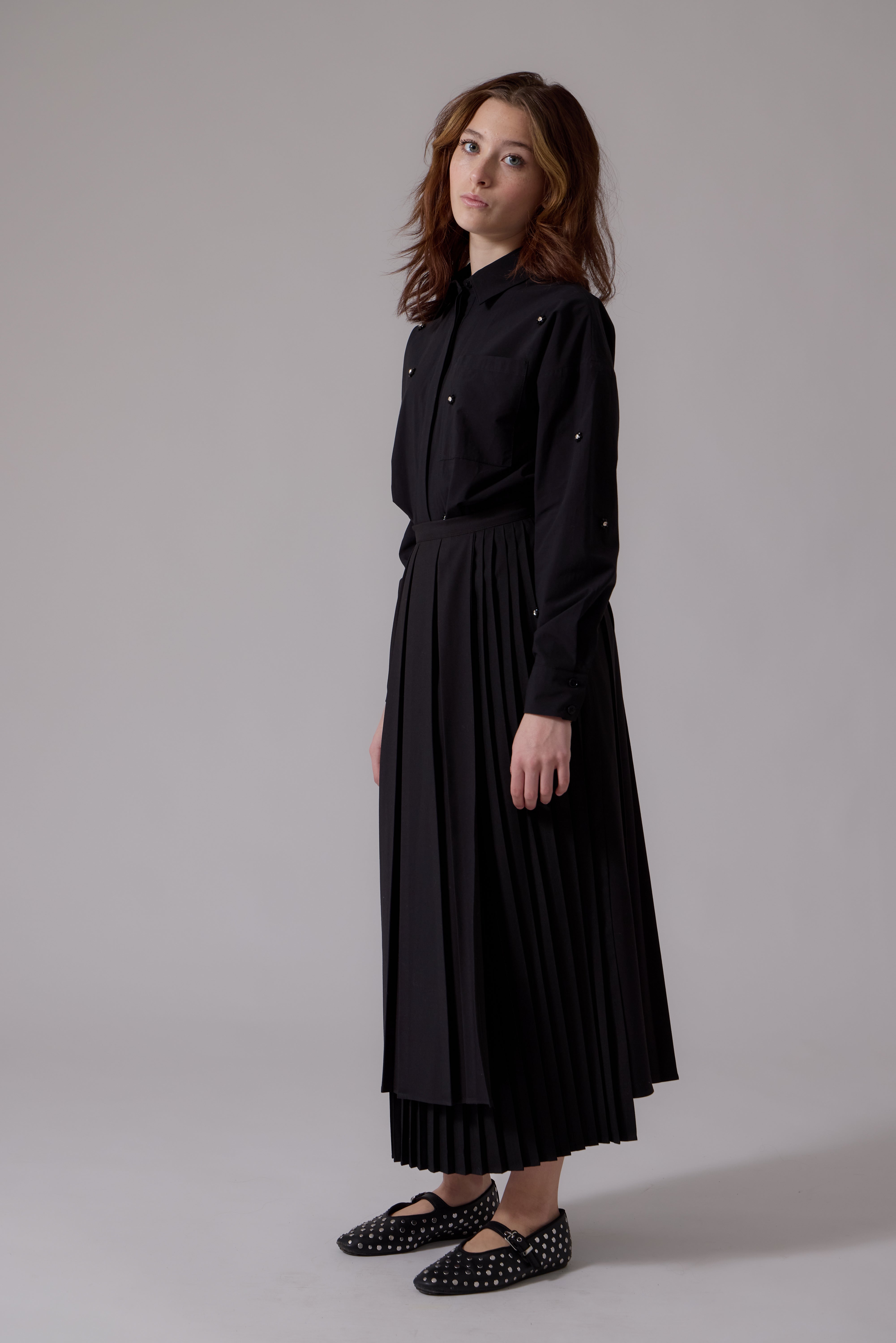 Kelsey Midi Skirt - Black