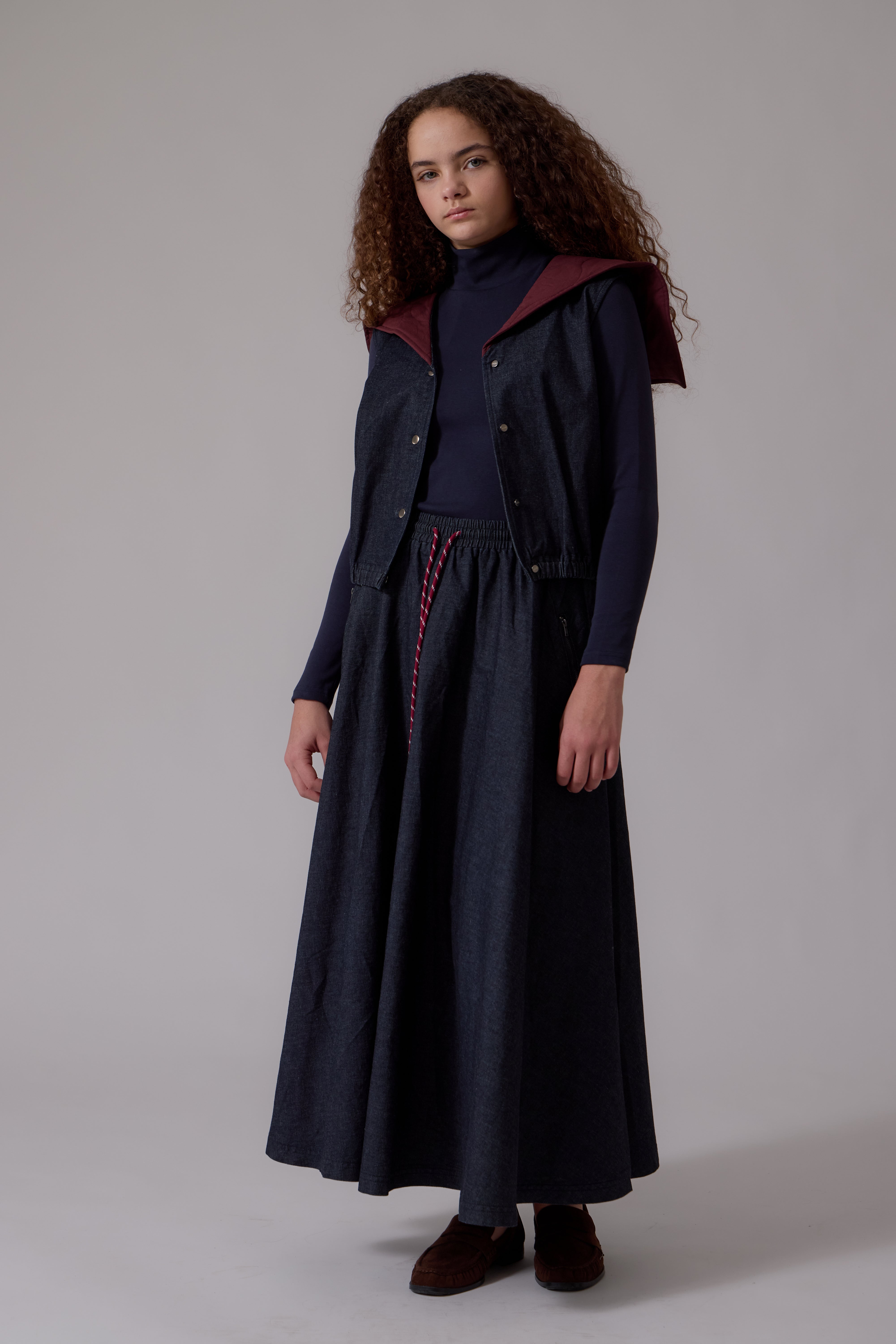 Mila Vest - Navy