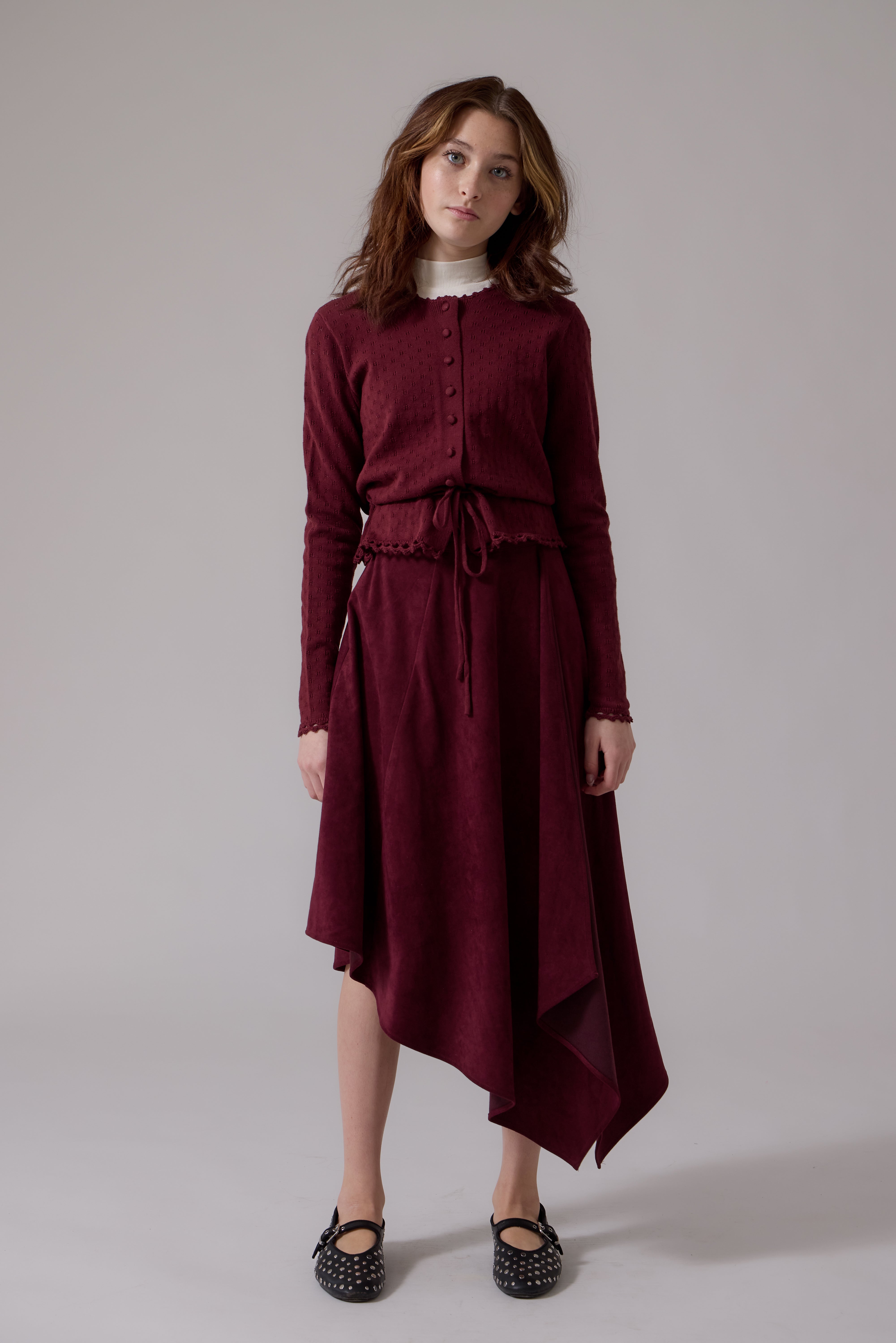 Claudia Cardigan - Maroon