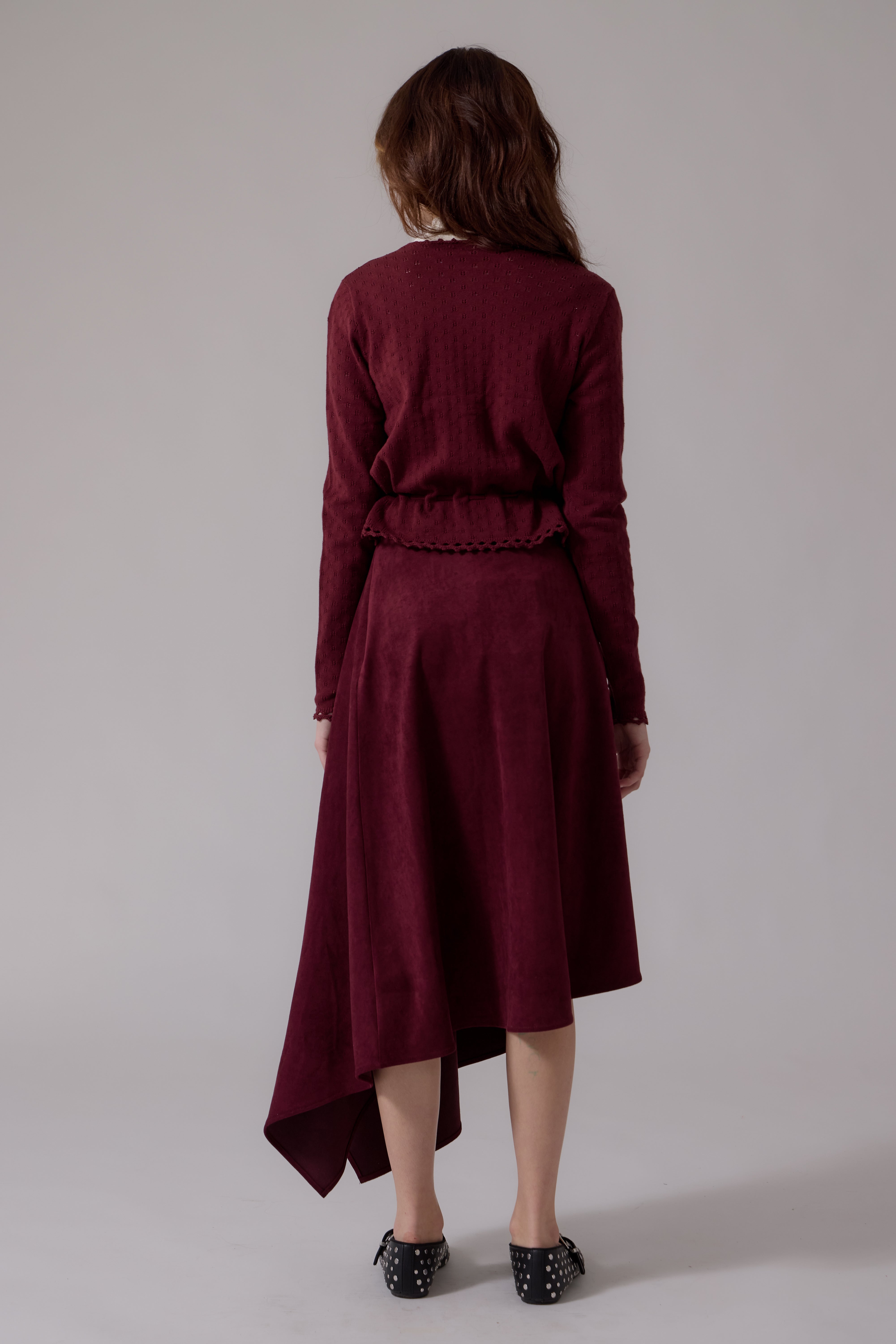 Claudia Cardigan - Maroon