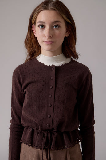 Claudia Cardigan - Chocolate