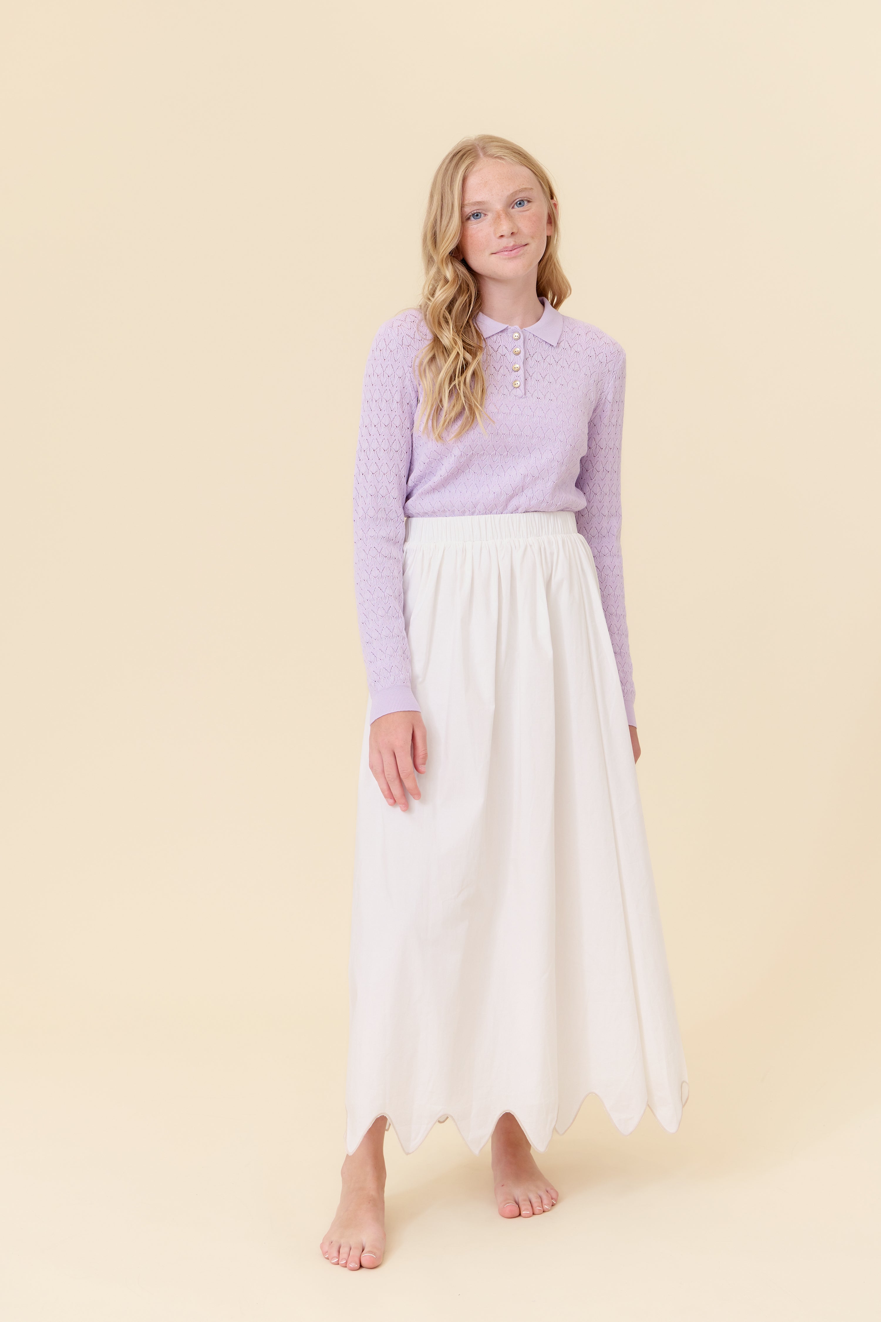Tara Skirt - White