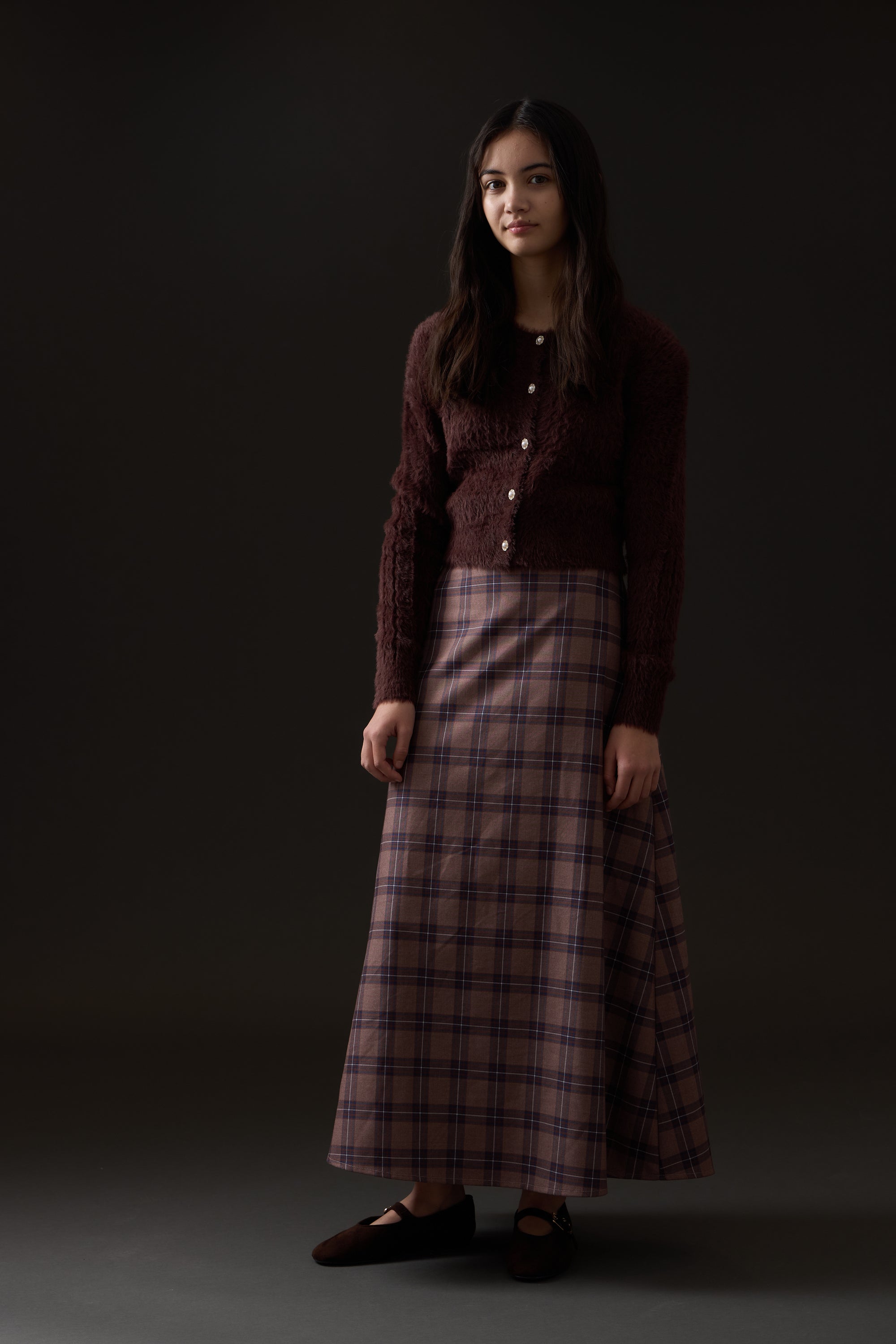 Laura Cardigan - Chocolate