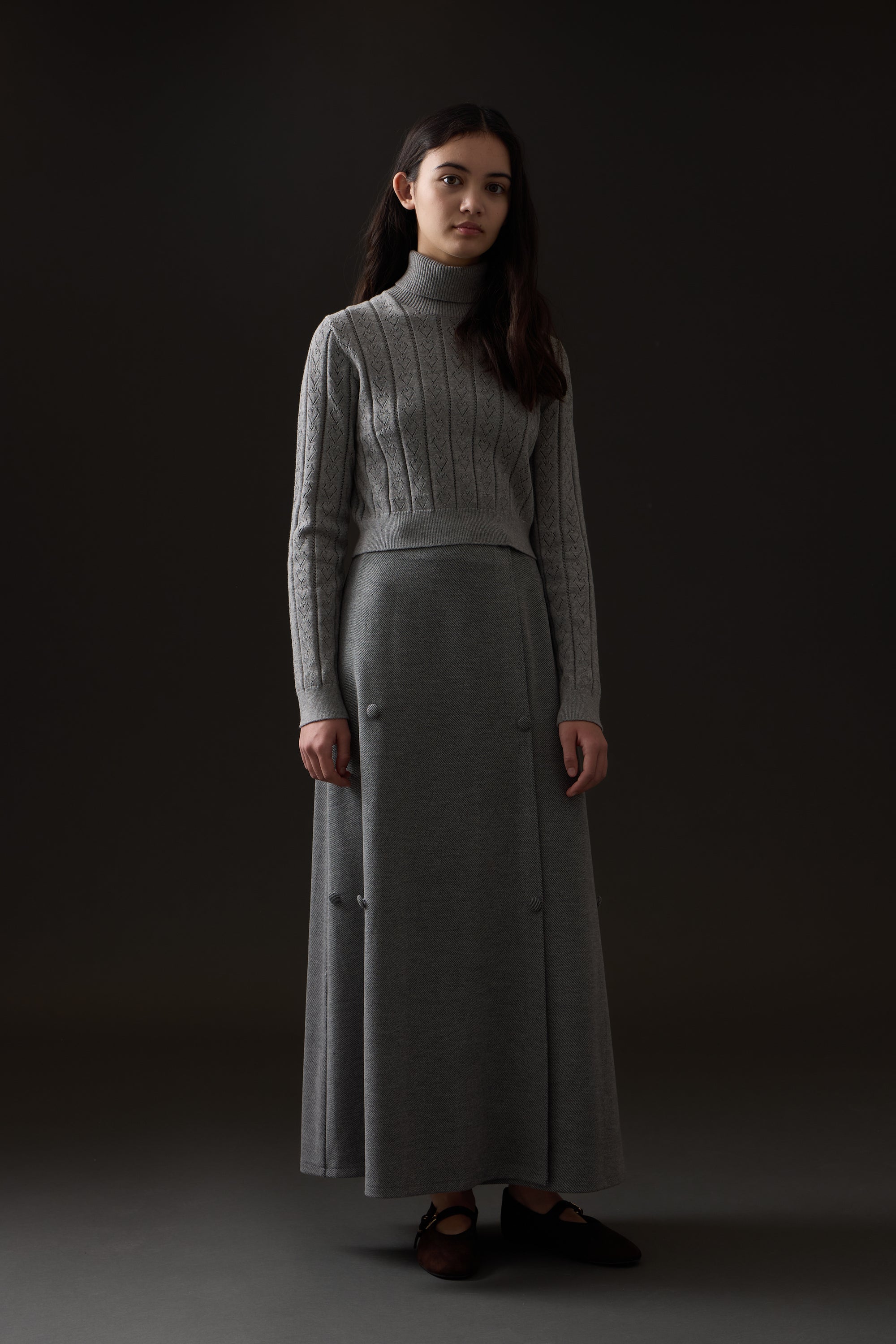 Becky Turtleneck - Grey