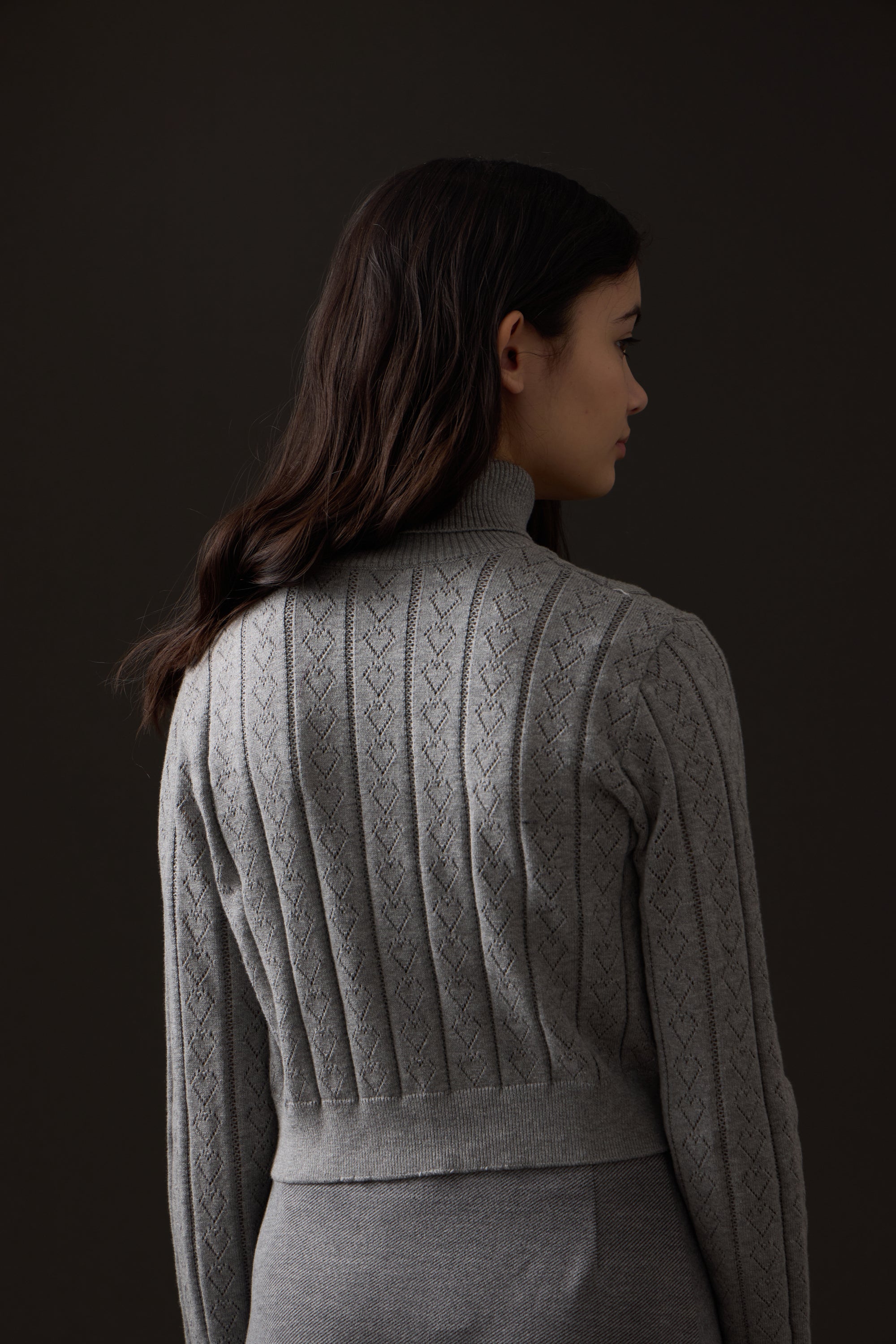 Becky Turtleneck - Grey