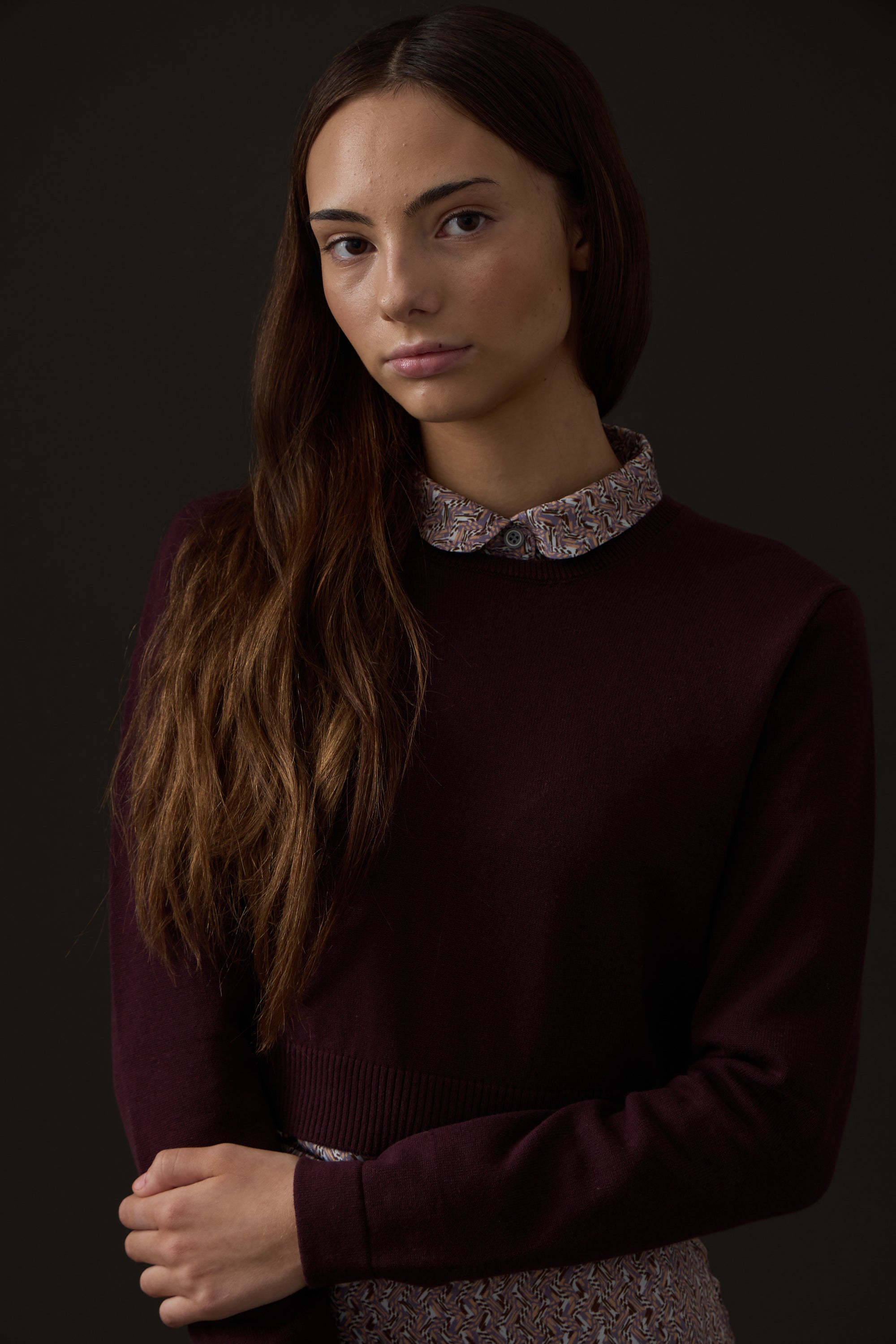 Kristen Sweater - Wine