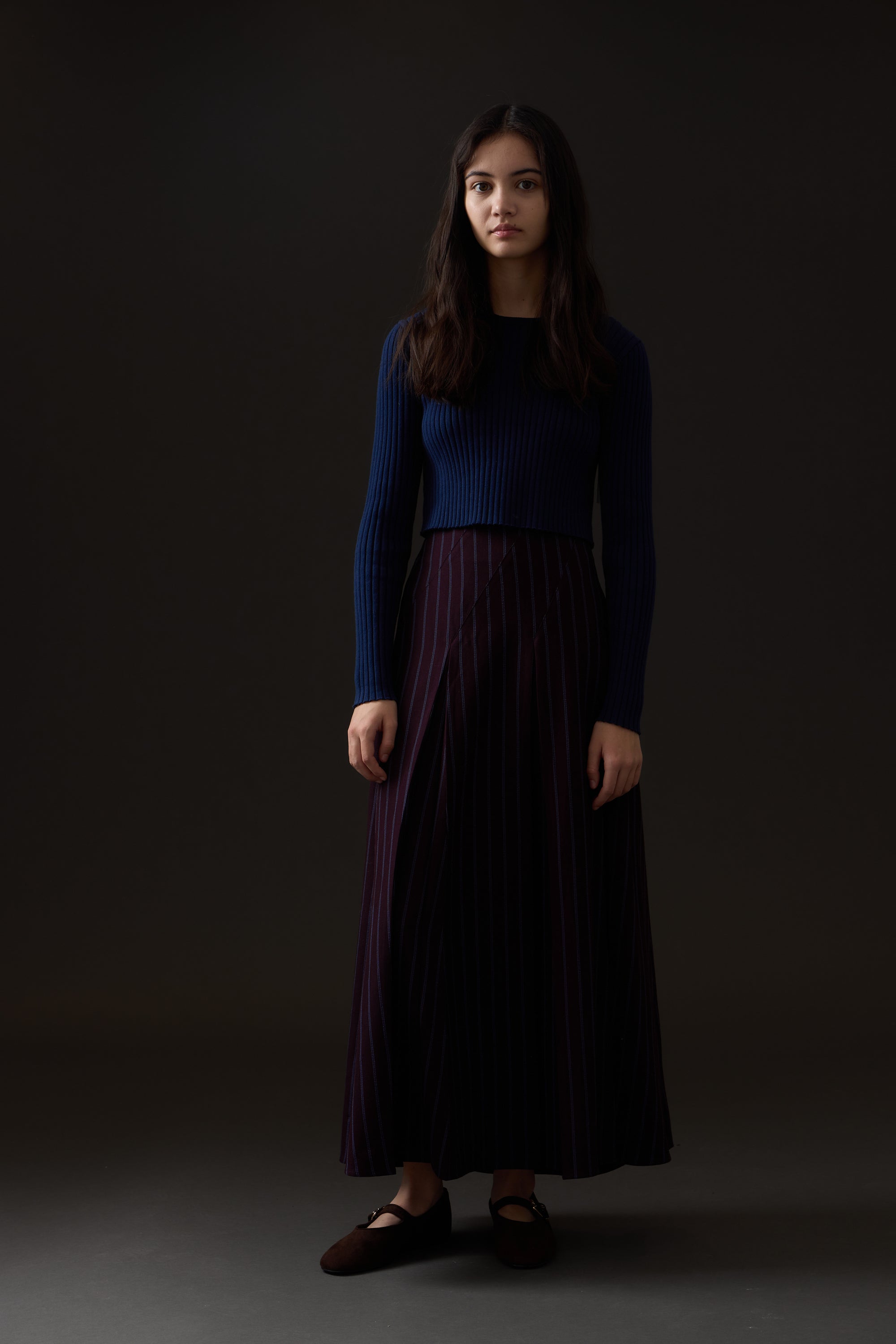 Vivian Midi Skirt - Wine
