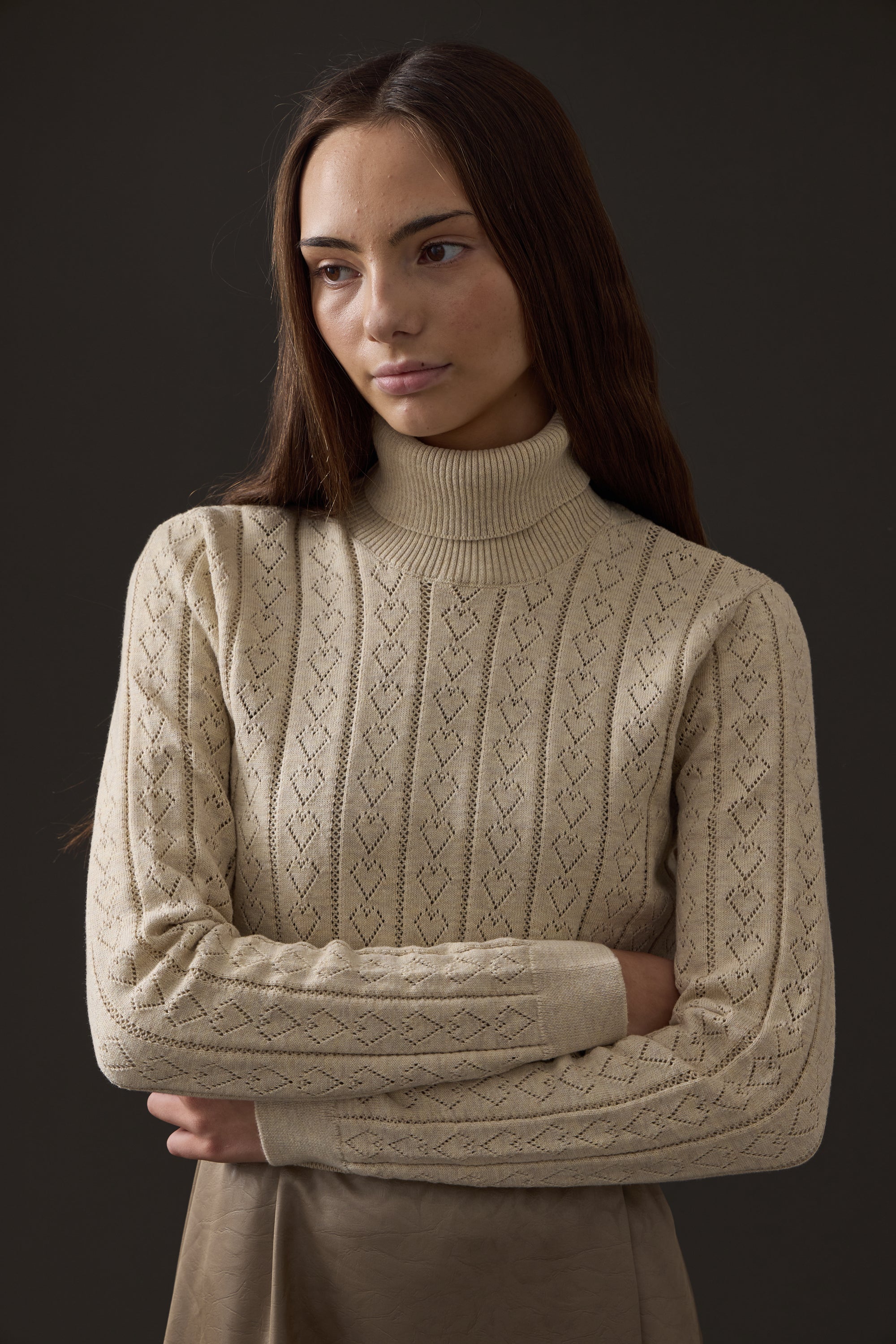 Becky Turtleneck - Natural