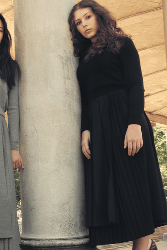 Kelsey Midi Skirt - Black