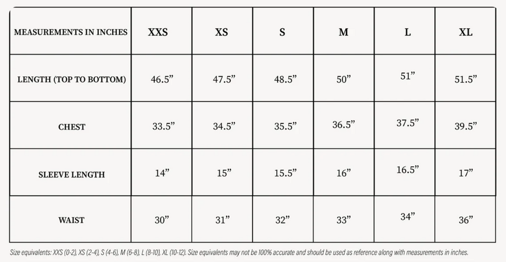 Size Guide