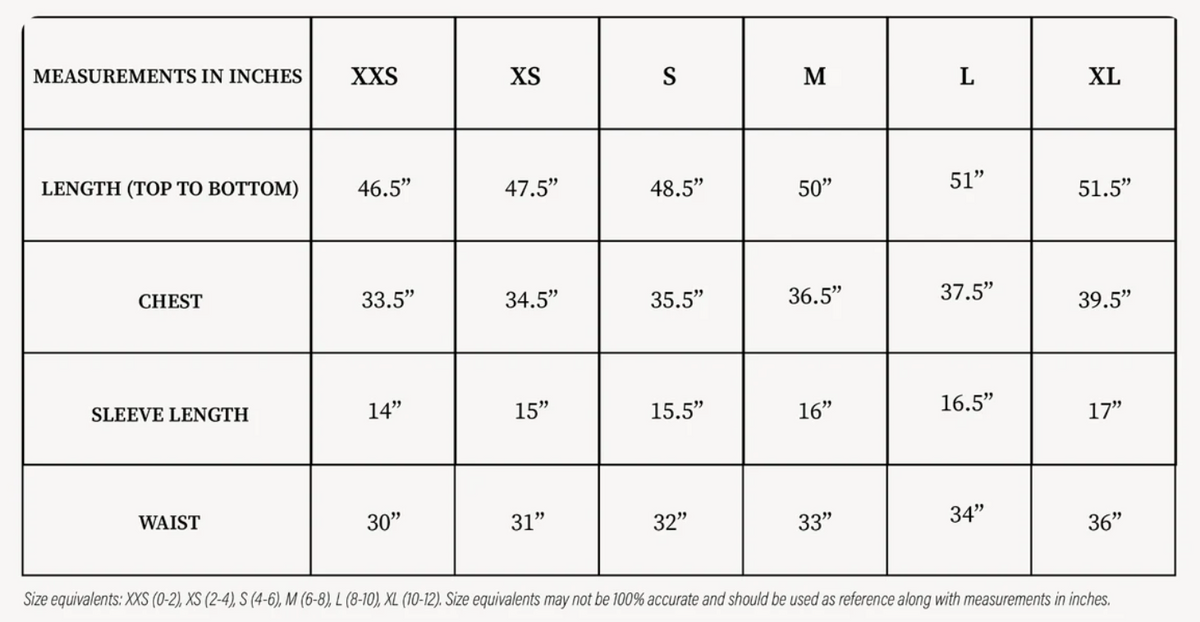 Size Guide