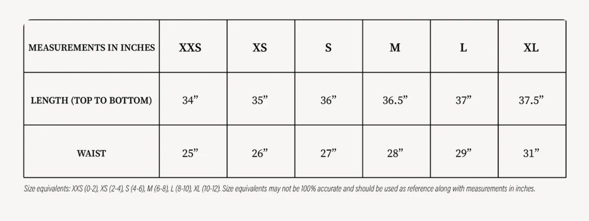 Size Guide